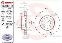 BREMBO Disc frana BREMBO PRIME LINE 09.8932. 10 (09.8932.10)