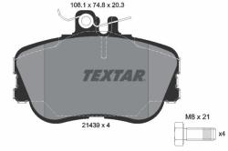 TEXTAR set placute frana, frana disc TEXTAR Q+ 2143905 (2143905)