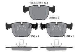 TEXTAR set placute frana, frana disc TEXTAR Q+ 2148602 (2148602)