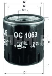 KNECHT Filtru ulei KNECHT OC 1063 (OC 1063) - automobilus