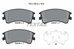 TEXTAR set placute frana, frana disc TEXTAR 2404601 (2404601)
