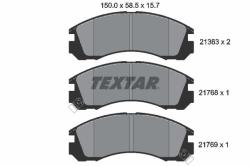 TEXTAR set placute frana, frana disc TEXTAR 2136301 (2136301)
