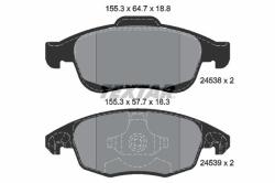 TEXTAR set placute frana, frana disc TEXTAR Q+ 2453801 (2453801)