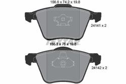 TEXTAR set placute frana, frana disc TEXTAR Q+ 2414101 (2414101)