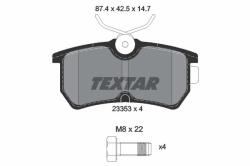 TEXTAR set placute frana, frana disc TEXTAR 2335301 (2335301)
