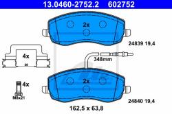 ATE set placute frana, frana disc ATE 13.0460-2752.2 - automobilus