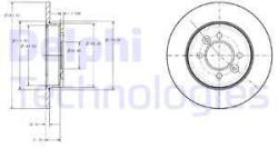 DELPHI Disc frana DELPHI BG2694 (BG2694) - automobilus