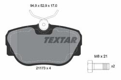 TEXTAR set placute frana, frana disc TEXTAR Q+ 2117302 (2117302)