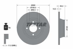 TEXTAR Disc frana TEXTAR 92060400 (92060400)