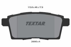 TEXTAR set placute frana, frana disc TEXTAR 2454501 (2454501)