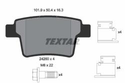 TEXTAR set placute frana, frana disc TEXTAR 2426001 (2426001)
