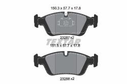 TEXTAR set placute frana, frana disc TEXTAR Q+ 2328702 (2328702)