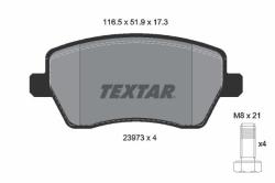 TEXTAR set placute frana, frana disc TEXTAR Q+ 2397301 (2397301)