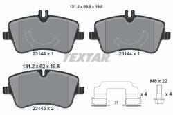 TEXTAR set placute frana, frana disc TEXTAR Q+ 2314401 (2314401)