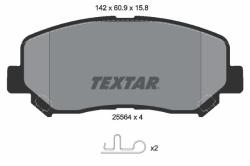 TEXTAR set placute frana, frana disc TEXTAR 2556401 (2556401)
