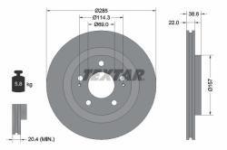 TEXTAR Disc frana TEXTAR 92148500 (92148500) - automobilus