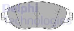 DELPHI set placute frana, frana disc DELPHI LP2250 (LP2250)