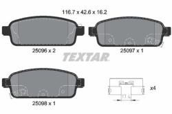 TEXTAR set placute frana, frana disc TEXTAR Q+ 2509602 (2509602)