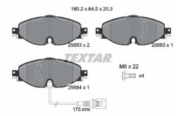TEXTAR set placute frana, frana disc TEXTAR Q+ 2568301 (2568301)