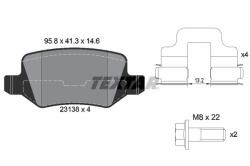 TEXTAR set placute frana, frana disc TEXTAR Q+ 2313803 (2313803)
