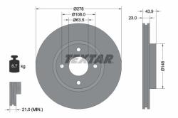 TEXTAR Disc frana TEXTAR PRO 92252403 (92252403)