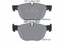 TEXTAR set placute frana, frana disc TEXTAR Q+ 2417001 (2417001)