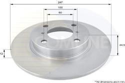 COMLINE Disc frana COMLINE ADC0918 - automobilus