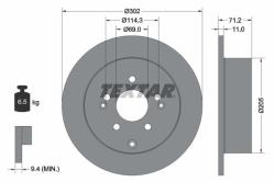 TEXTAR Disc frana TEXTAR PRO 92166103 (92166103)