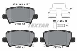 TEXTAR set placute frana, frana disc TEXTAR Q+ 2408601 (2408601)