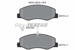 TEXTAR set placute frana, frana disc TEXTAR Q+ 2517201 (2517201)