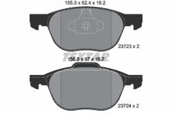 TEXTAR set placute frana, frana disc TEXTAR Q+ 2372301 (2372301)