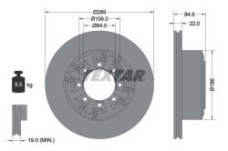 TEXTAR Disc frana TEXTAR 93089600 (93089600) - automobilus