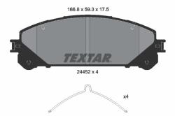 TEXTAR set placute frana, frana disc TEXTAR 2445201 (2445201)