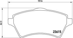 BREMBO set placute frana, frana disc BREMBO PRIME LINE P 44 011 (P 44 011)