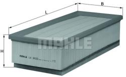 KNECHT Filtru aer KNECHT LX 2022 (LX 2022)
