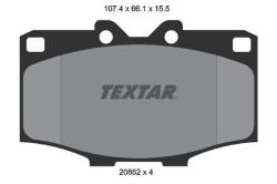 TEXTAR set placute frana, frana disc TEXTAR 2085201 (2085201)