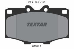 TEXTAR set placute frana, frana disc TEXTAR 2085201 - automobilus