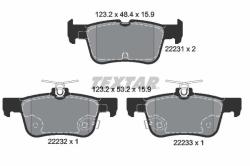 TEXTAR set placute frana, frana disc TEXTAR 2223101 (2223101)