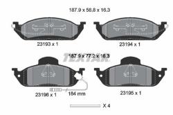 TEXTAR set placute frana, frana disc TEXTAR Q+ 2319303 (2319303)