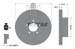 TEXTAR Disc frana TEXTAR PRO+ 92122805 (92122805)