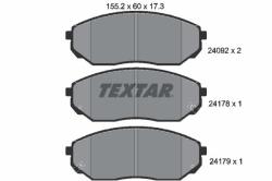 TEXTAR set placute frana, frana disc TEXTAR 2409201 (2409201)