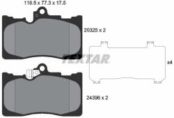 TEXTAR set placute frana, frana disc TEXTAR 2032501 (2032501)