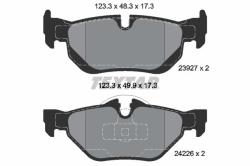 TEXTAR set placute frana, frana disc TEXTAR Q+ 2392701 (2392701)