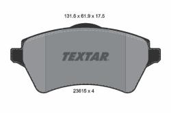 TEXTAR set placute frana, frana disc TEXTAR Q+ 2361501 (2361501)