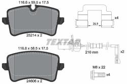 TEXTAR set placute frana, frana disc TEXTAR Q+ 2521403 (2521403)