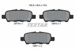 TEXTAR set placute frana, frana disc TEXTAR 2577801 (2577801)