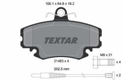 TEXTAR set placute frana, frana disc TEXTAR Q+ 2146304 (2146304)