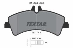 TEXTAR set placute frana, frana disc TEXTAR Q+ 2921702 (2921702)
