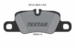 TEXTAR set placute frana, frana disc TEXTAR 2455402 (2455402)