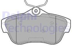 DELPHI set placute frana, frana disc DELPHI LP2071 (LP2071)
